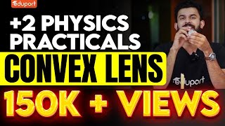 Plus Two Physics Practicals  Convex Lens  Eduport Plus Two [upl. by Gaven]