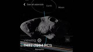 Asteroid hit earth 1994PC1 [upl. by Sherr865]