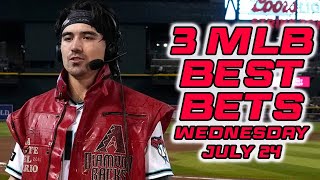 3 MLB Best Bets  Yankees vs Mets  Nationals vs Padres  Diamondbacks vs Royals  July 24 2024 [upl. by Ennairrek]