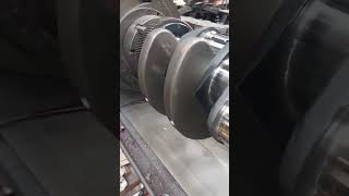 Proses alignment crankshaft setelah di machiningservicegenset [upl. by Amalea]