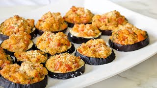 Berenjenas al Horno con Queso y Tomate 🍆 🧀 🍅 ¡ Receta de Berenjenas Gratinadas berenjenas [upl. by Akemet]