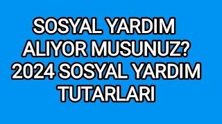 2024 SOSYAL YARDIM ENGELLİ MAAŞI YAŞLIK MAAŞI EVDE BAKIM PARASI NE KADAR DESTEK İÇİN ABONE OLUNUZ [upl. by Obed]