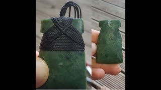 How I Bind a Pounamu Hei Toki [upl. by Jessa]