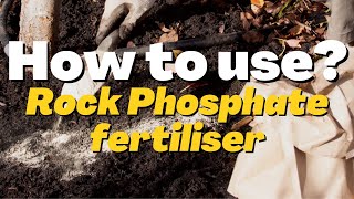 Rock phosphate use in Gardening  How to use Rock Phosphate fertiliser [upl. by Yhprum]