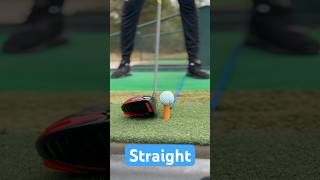 How HIGH Should you TEE UP your Golf Ball For Straight Draw and Fade Shot Shape golf golftips [upl. by Aicilla]