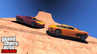 MEGA RAMPE CHAOTIQUE  GTA 5 ONLINE COURSE WTF 355 [upl. by Rehc960]