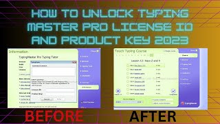 how to unlock all lessons in typing master pro  how to unlock typing master license id product key [upl. by Trager]