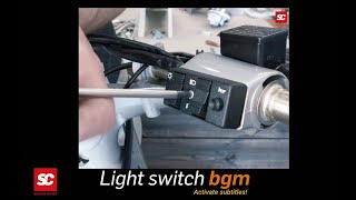 Tutorial Vespa PX Installing Vespa Light switch bgm  Vespa wiring how to [upl. by Aneele226]