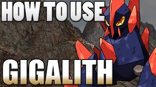 Pokémon How To Use Gigalith Gigalith Moveset  Pokemon Omega Ruby and Alpha Sapphire  XampY Guide [upl. by Ahsoek]