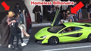 The Homeless Billionaire Prank Airport Edition [upl. by Aig]