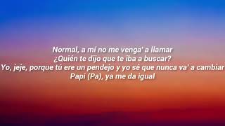 No Te Deseo El Mal Eladio Carrión Karol G LETRA [upl. by Norud]