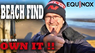 Minelab Equinox 800 metal detecting UK 2019 beach amp Fields [upl. by Arihat]