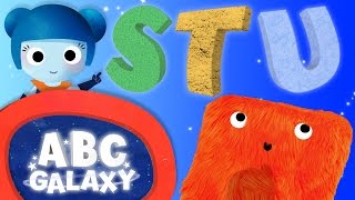 Learning the Letters of the Alphabet  Letters ST amp U  Alphabet Learning for Kids  ABC Galaxy [upl. by Wisnicki752]