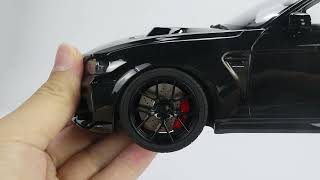 GT Spirit 118 BMW M2 Competition By Lightweight Performance Black Metallic  GT859Resin Car Model [upl. by Birk]