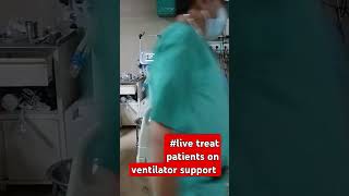 ventilator support  ventilator support for patients  Ajeet Singh medical ki duniya [upl. by Anelleh]