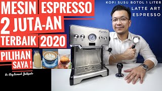 MESIN KOPI ESPRESSO 2 JUTA  AN TERBAIK 2020  RESEP KOPI SUSU BOTOL   Ferratti Ferro FCM 3605 [upl. by Oneida]