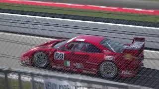 Highlights Solo Michelotto 2017 FERRARI F40 GTE a Misano [upl. by Latty]