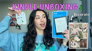 I bought the new Kindle Paperwhite  📚💕 unboxing review amp decorating [upl. by Annabela218]