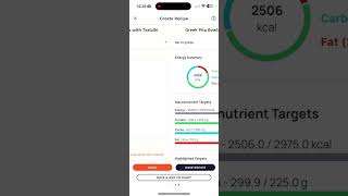 Adding a Recipe to Cronometer from Phone [upl. by Adella821]