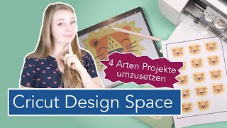 Cricut Design Space Projekte Vorlage eigene Dateien erstellen amp Plotterdateien selber malen [upl. by Corliss]