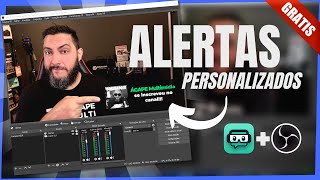 ALERTAS PERSONALIZADOS NA LIVE  Streamlabs  OBS Bônus Criando Gifs Online e Grátis [upl. by Tsenre]