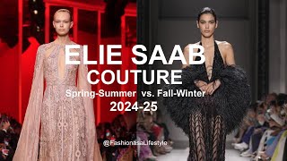 🔥❤️ELIE SAAB COUTURE 2024 Spring Vs Fall fashiontrends fashion trending couture [upl. by Ekard]