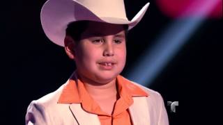 Bryan canta “Allá en el rancho grande” en “La Voz Kids” [upl. by Accber]