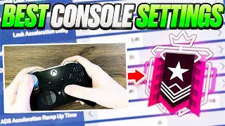 Champion BEST Settings amp Sensitivity  Rainbow Six Siege Console [upl. by Alexio290]