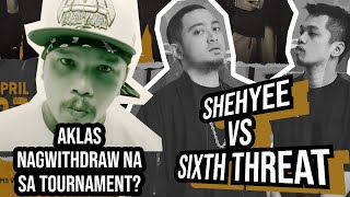 AKLAS NAGWITHDRAW NA SA TOURNAMENT SHEHYEE VS SIXTH THREAT NA NGA BA  PSP [upl. by Wernsman]