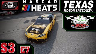 NASCAR Heat 5 Modded by me  Xfinity Series Season 3 E7 [upl. by Anirehtak]