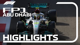 FP1 Highlights  2022 Abu Dhabi Grand Prix [upl. by Parthenia]