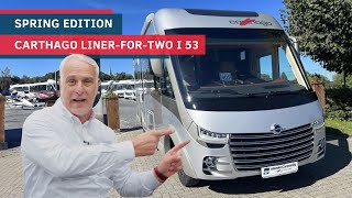 Wohnmobil CARTHAGO linerfortwo I 53 🤩 40920 € sparen SPRING EDITION Bonusmodell [upl. by Ellery449]