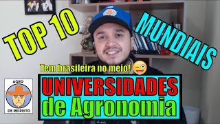 As 10 melhores Universidades de Agronomia do Mundo  Ranking 2018 [upl. by Drislane]