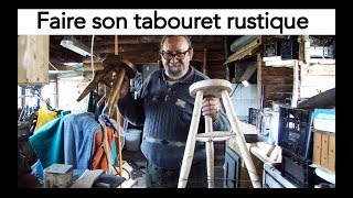 faire son tabouret rustique [upl. by Aicxela]