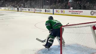 Brendan Brisson scoring a goal for the Silver Knights against the Abbotsford Canucks [upl. by Lehsar]