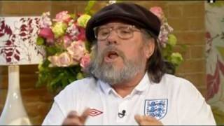 Ricky Tomlinson says crap 5 times  This Morning 9th June 2010 [upl. by Anerual]