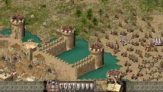 Stronghold Crusader  Multiplayer 1vs1  Deathmatch [upl. by Klinger]