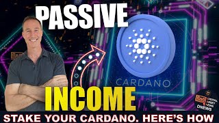 CRYPTO PASSIVE INCOME MADE EASY ADA CARDANO STAKING GUIDE DAEDALUS YOROI ADALITE WALLET [upl. by Alvord]