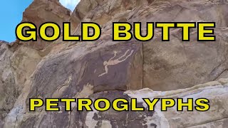 Main Petroglyph Site Gold Butte National Monument Nevada [upl. by Namad807]