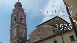 Le campane di Fano PU  Basilica di S Paterniano [upl. by Lemuelah]