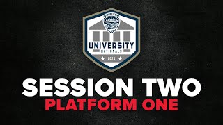 2024 Powerlifting America University Nationals  Session 2 Platform 1 [upl. by Giannini]