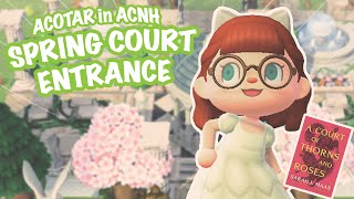 ✨ SPRING COURT FULL ENTRANCE 🌷 A Court of Thorns and Roses Meets Animal Crossing New Horizons [upl. by Estrellita]