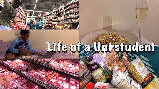 VlogDay in the life of a uni studentGrocery shopping on a STUDENT BudgetGrocery haulCook with me [upl. by Brindell]