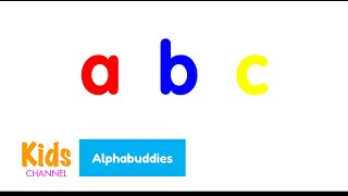 ALPHABUDDIES  Theme Song  kids channel [upl. by Atilal]