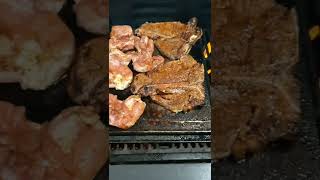 Tbone steak and chicken grilled Tbone [upl. by Anilys]