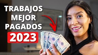 Los 10 mejores trabajos del 2023 en Estados Unidos 💰bien pagados no estresantes y con futuro🚀 [upl. by Egarton]