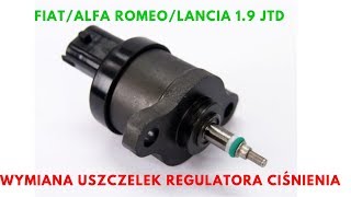 19 jtd regulator ciśnienia paliwa wymieniamy stare uszczelki [upl. by Lorilee]