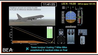 Lessons learned 4 quasi collision avec le sol lors d’une approche barométrique avec QNH incorrect [upl. by Erreit9]