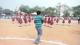 Puducherry Girls super performance in Vijayawada southern level Band competition Program [upl. by Adnah]