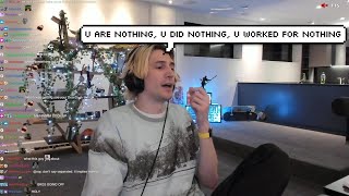 xQc Crashes Out on Stream about his Ex Suing him Again [upl. by Ynnavoeg]